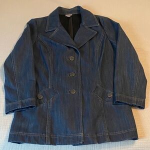 J. Jill Denim Jacket Size Medium